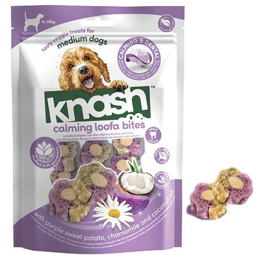 Knash Woofa Loofa Bites beruhigend - Süßkartoffel - Kamille - 100 Gramm