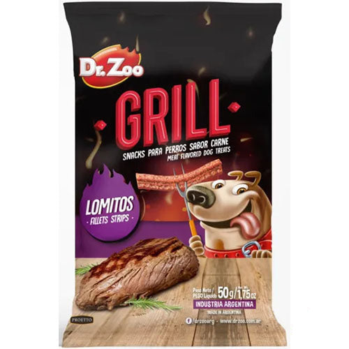 Dr Zoo Grill Lomitos - Hondensnack - Filet Reepjes - 50 gram