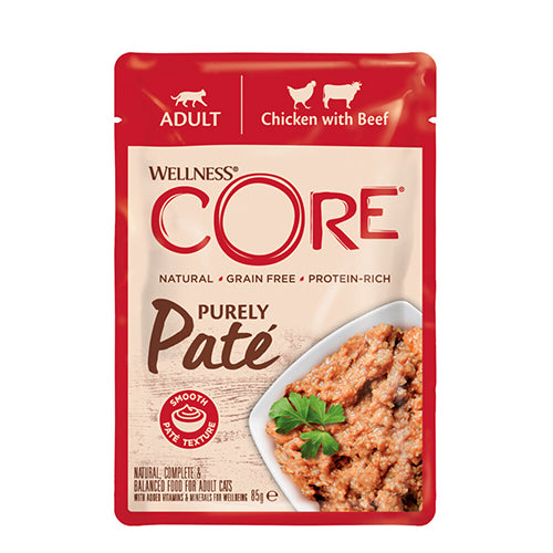Wellness Core kattenvoer - pate Purely natte voeding 85 gram