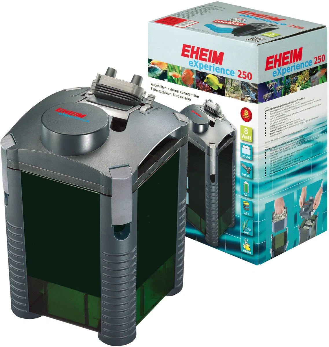 Eheim Experience 250 - Aquariumfilter - 700 L/H