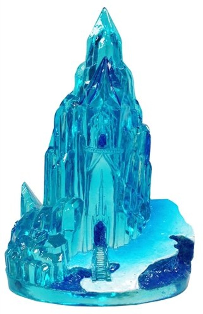 Disney Die Eiskönigin – Mini-Eisschloss-Aquarium-Dekoration – 6,35 x 4,5 x 2,5 cm