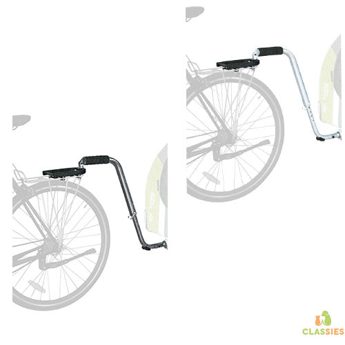 DoggyRide fietskit bagagedrager kop met britch lite, zwart.