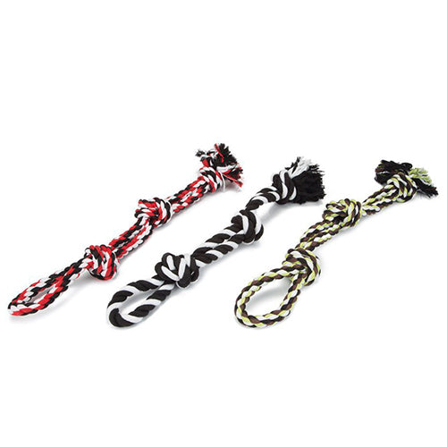 Beeztees Hundespielzeug Bino Floss Rope – 3 Knoten – 50 cm