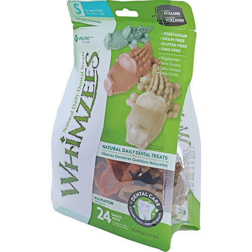 Whimzees alligator krokodil assorti in zak