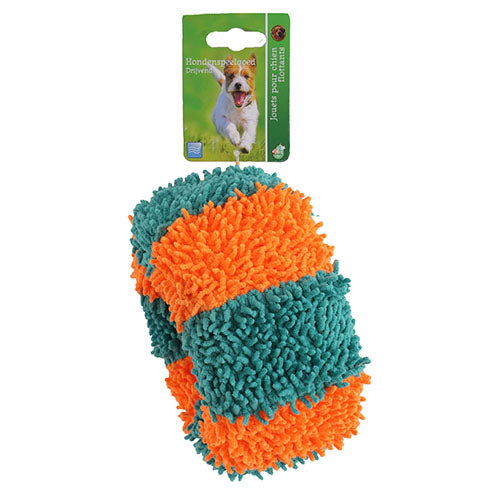 De Boon Hundespielzeug Donut mit weichem Knauf, 15 cm