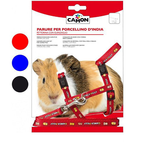 Camon Geschirr für Meerschweinchen mit Leine 10 mm x 120 cm