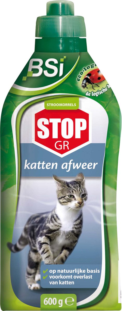 BSI - Stop Granules Cat - Katzenabwehr - Katzenvertreiber - 600 g für 60 m²