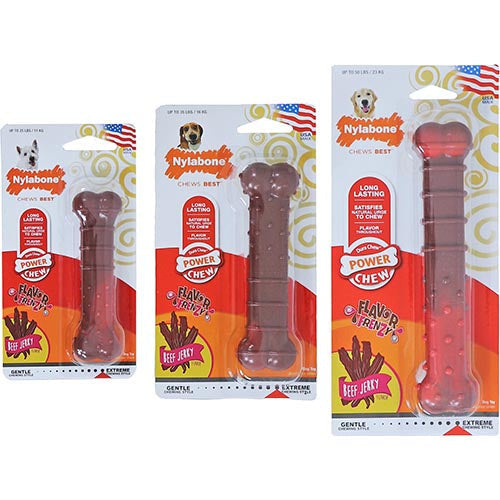 Nylabone Harde bijters bot beef