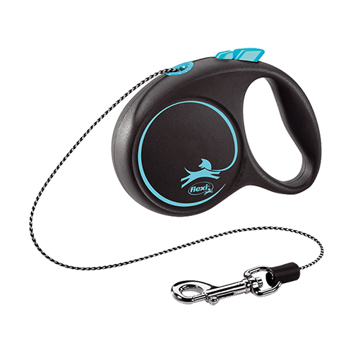 Flexi rollijn koord black design XS - 3 meter