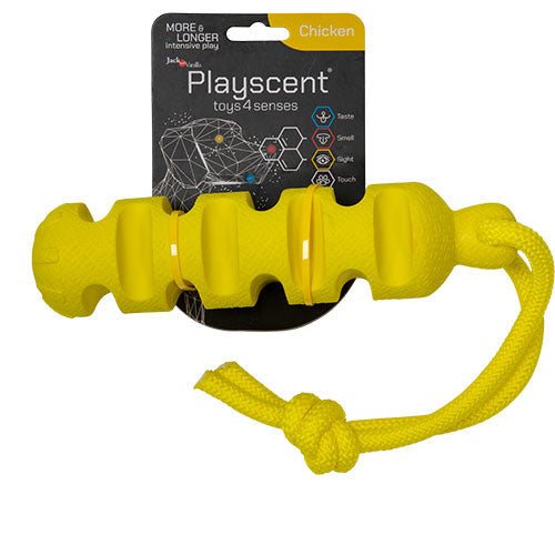 Jack and Vanilla Playscent dummy met bacon - runds - of kipsmaak - 24 cm