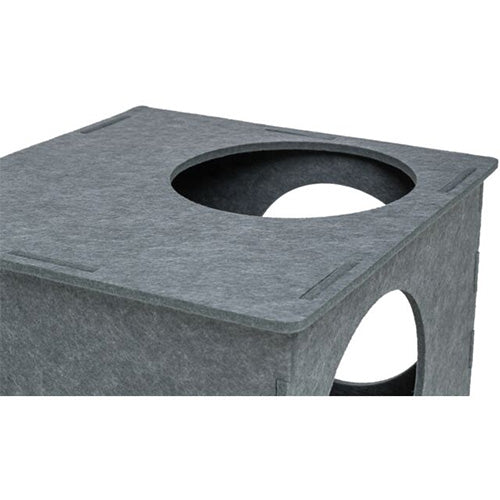 Trixie Nele Katzenturm aus Filz - 38x38x105 cm