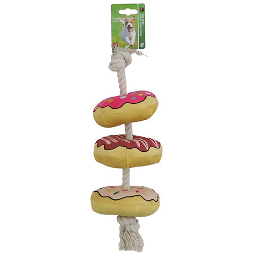 Boony donuts pluche + floss + piep 40cm