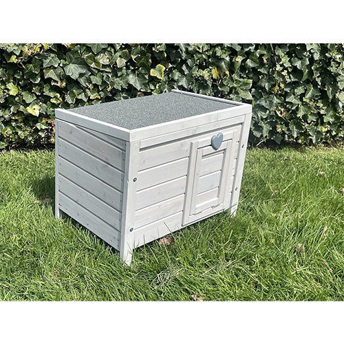 Grizo Konijnenhok Raoul - White Wash - 53x37.5x46cm