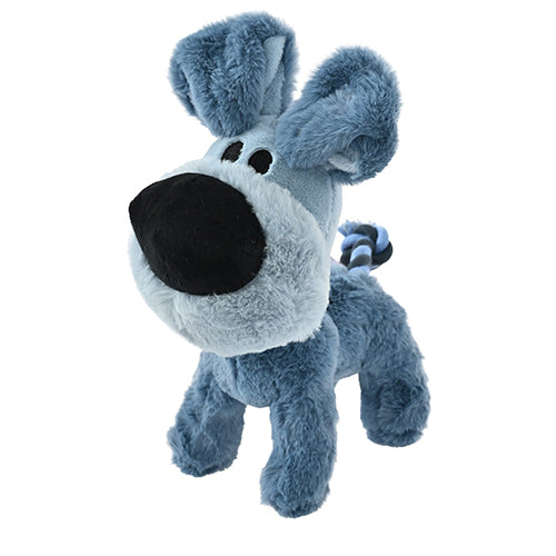 Woezel & Pip Hundespielzeug – Woezel Plüsch stehend + Quietschen 30 cm