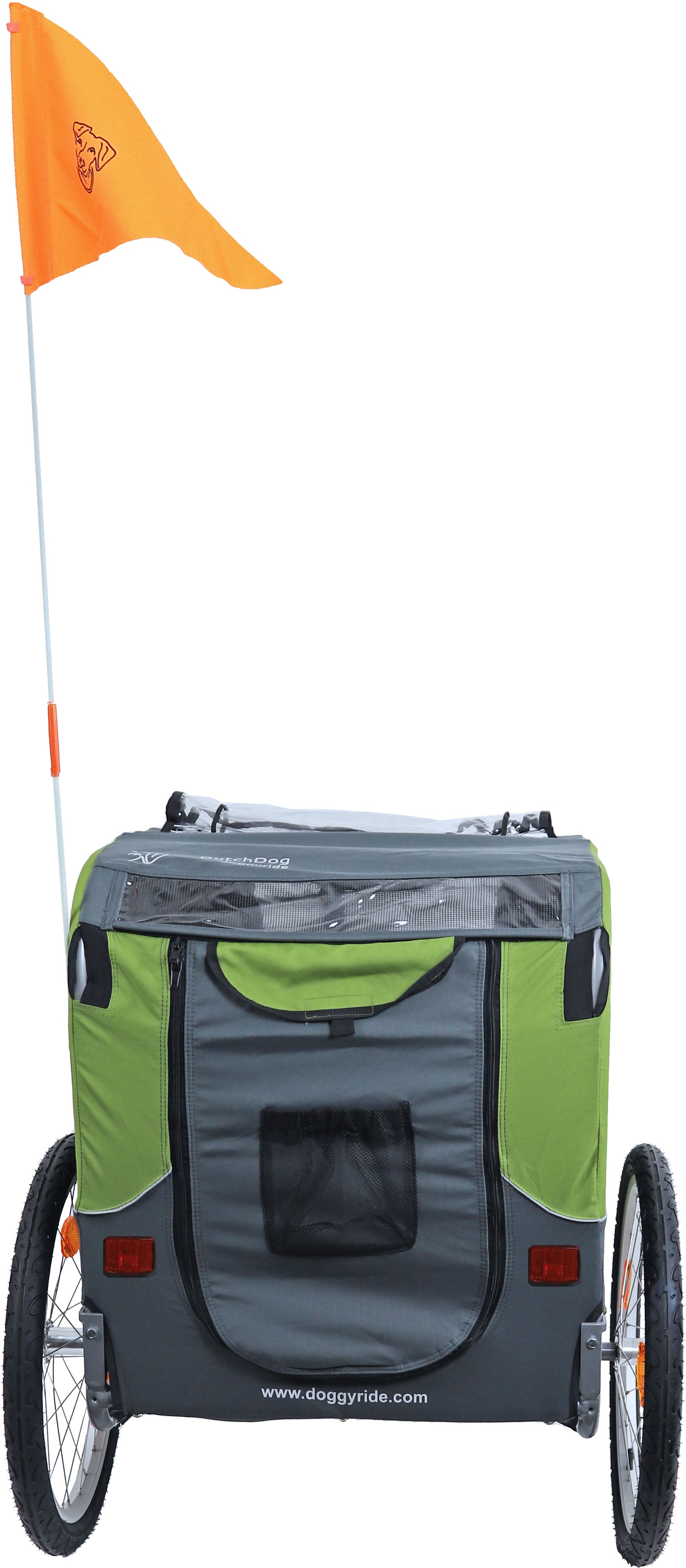 DoggyRide fietskar Novel 20 cabin only, groen/grijs (zonder trekstang)