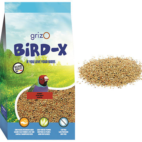 Vogelvoer Bird-X exotenmengeling 1 - 2,5 - 5 - 20 kg