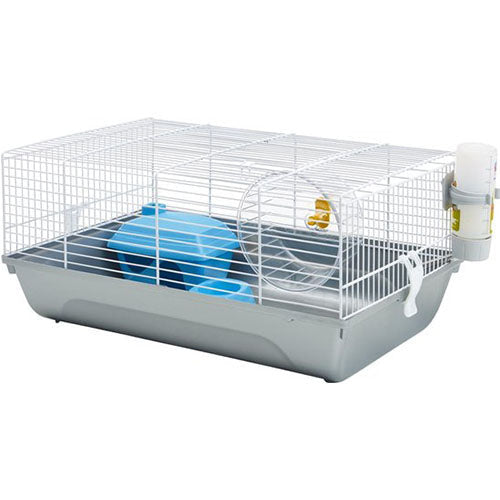 Savic hamterkooi Martha wit/zilver 46,5 x 29,5 x 21 cm