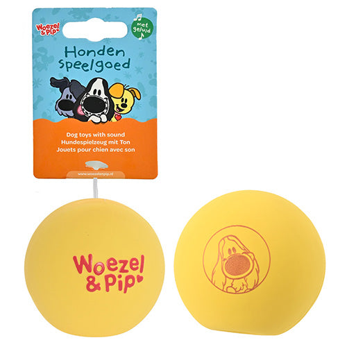 Woezel & Pip Hundespielzeug – Latexball 7,5 cm – Erhältlich in 4 Farben