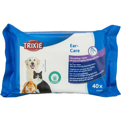 Trixie Ohrpflegetücher – 40 Stück