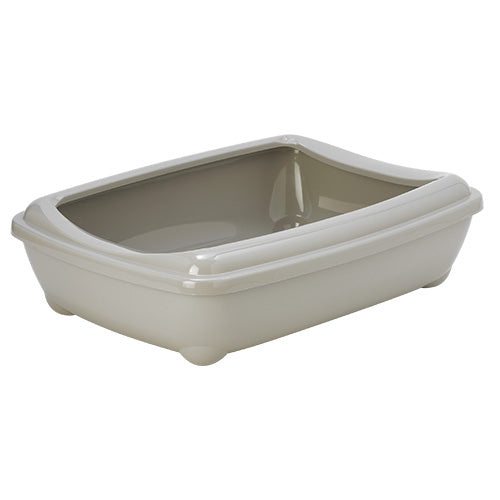 Moderna Katzentoilette mit Rand – Maße: 57 x 43 x 15 cm – Erhältlich in 3 Farben