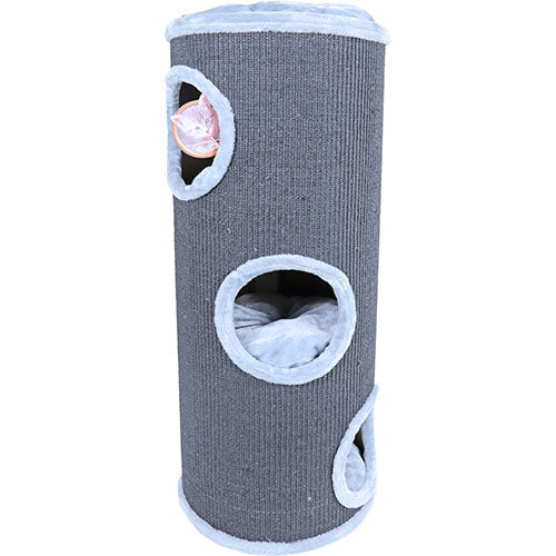 Boony klimton krabton sisal zwart - grijs 75 - 100 cm