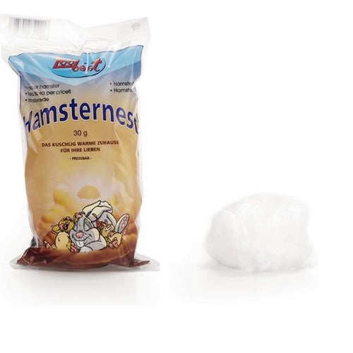 Knaagdierwatten eetbaar - Wit 30gr