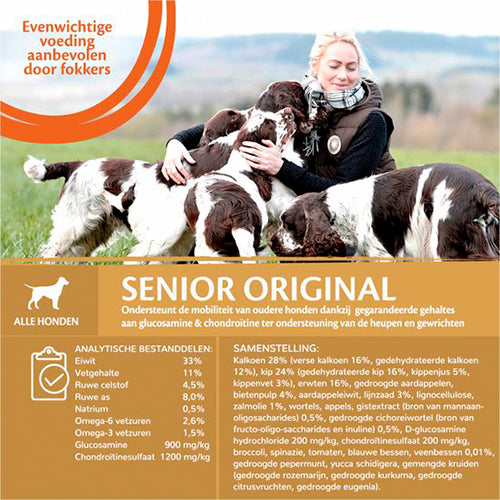 Wellness Core Grain Free Dog Senior Original Kalkoen&Kip - Hondenvoer - 10 kg