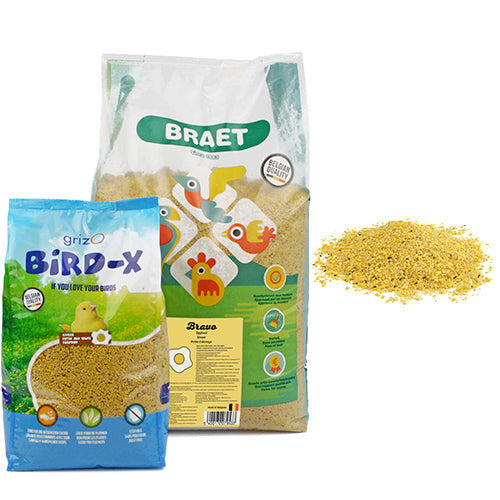 Opfokvoer eivoer geel Bravomix 4 - 15 kg