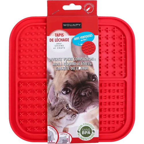 Wouapy Likmat met Zuignappen - Slowfeeder voor Honden of Katten - Verkrijgbaar in 2 modellen