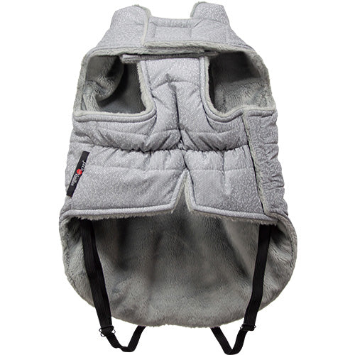 Jack and Vanilla – 5th Avenue – Dogwalk-Jacke mit Fleece in Grau