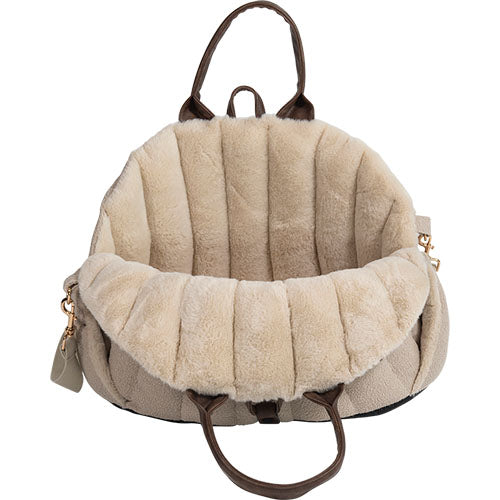 Animal Boulevard Home&Away Stadstas/ Draagtas Diana Boucle - Verkrijgbaar in Beige en Bruin