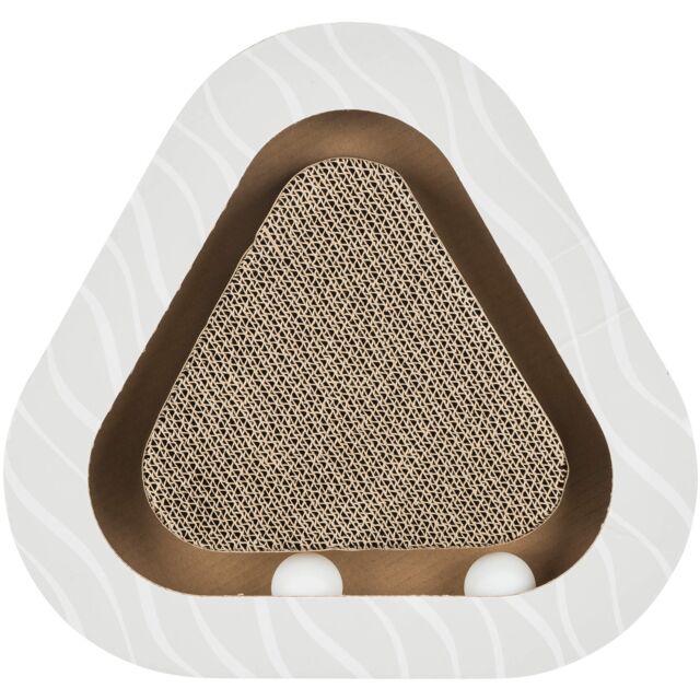 Trixie krabkarton driehoek met balletjes