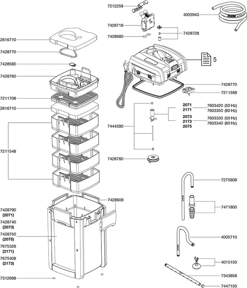 Eheim Set Filtermat Professioneel 3 - Aquariumfilter