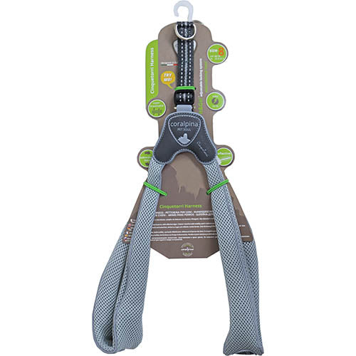 Luxe Coralpina harnas Cinquetorri lichtgrijs