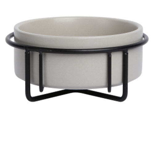 Jack and Vanilla keramische voerbak metalen stand Bon Appetit