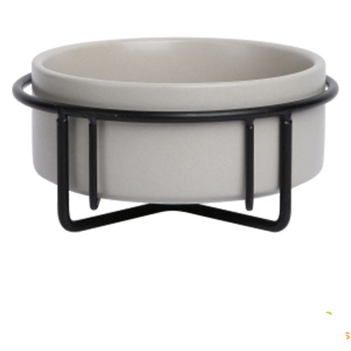 Jack and Vanilla keramische voerbak metalen stand Bon Appetit