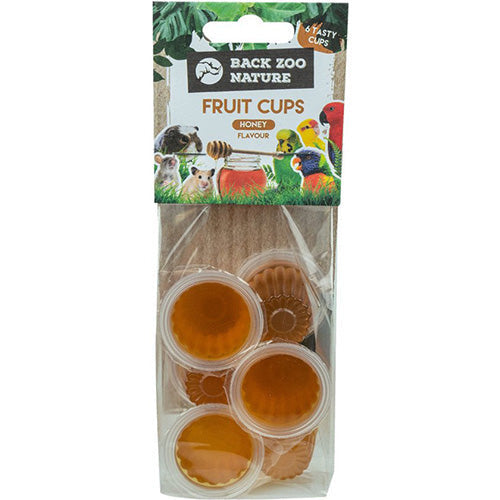 Fruitcups in verschillende smaken voor vogels per 6 stuks