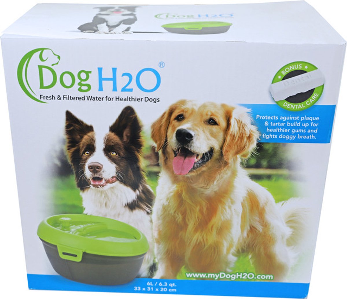 Hundetrinkbrunnen H2O 6 Liter mit Filter