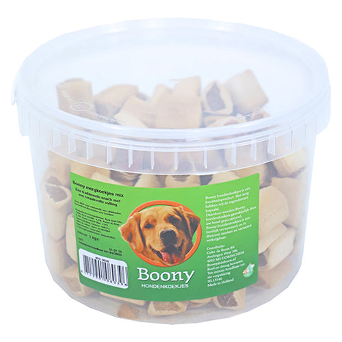 Boony hondenkoek mergkoekjes mix, emmer a 1000 gram