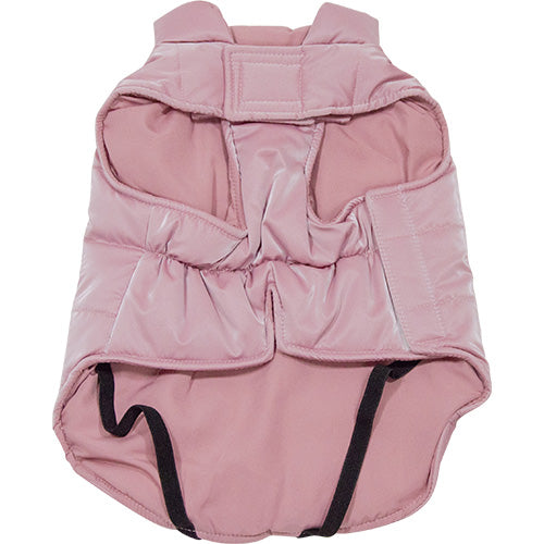 Jack and Vanilla Hondenjas Puffer Roze – Warm, Wasbaar & Met Rits voor Tuigje - Verkrijgbaar in 6 maten