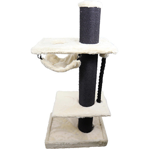 Boony krabpaal XXL Lorenzo wit/zwart, 163 cm