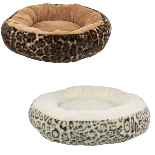 Trixie mand Leo rond bruin - crème - 50 cm