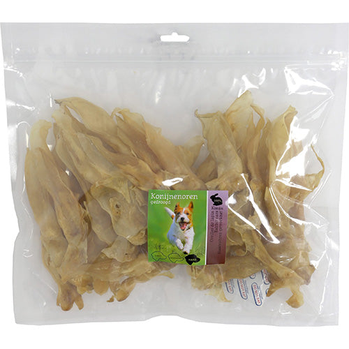 Natürlicher Snack – Getrocknete Kaninchenohren – 250-Gramm-Beutel