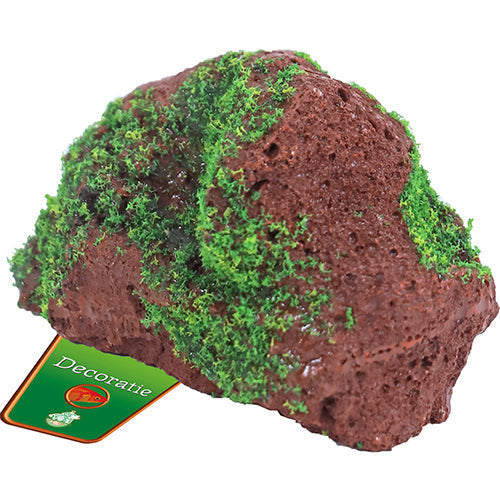Boon Aqua Deco Ornament - Polyresin Lavasteen met Mos - 12x8x8 cm