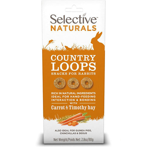 Supreme Selective Naturals Country Loops - Knaagdiersnack - 80 g