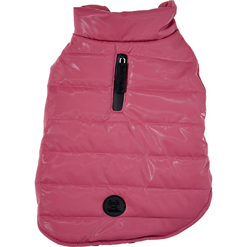 Jack and Vanilla Dogwalk - Warme Hondenjas - Jacket Puffer Berlin - Kleur Roze - Verkrijgbaar in 8 maten