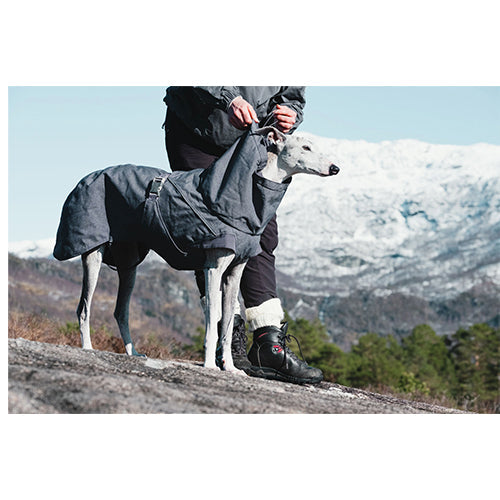 Hurtta Expedition Parka - warme winterjas in rood of grijs