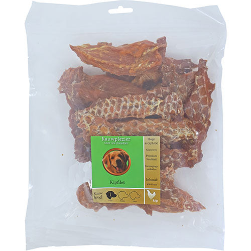 Natuurlijke Hondensnack Kip - Kipfilet in 200 of 400 gram