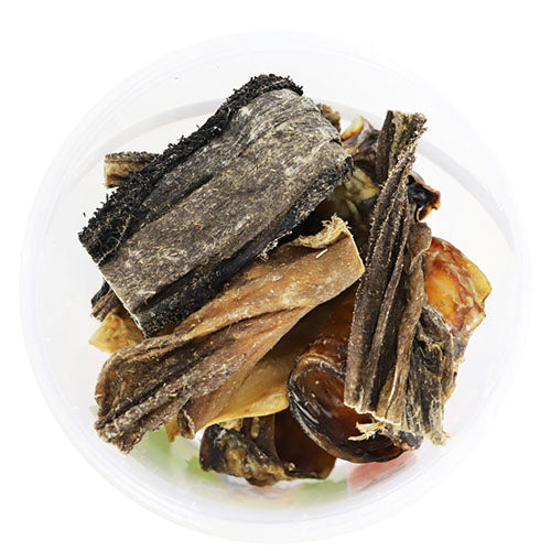 Natuurlijke Snackmix in emmer van 500 gram - Keuze uit Kip, Rund, Varken of Eend