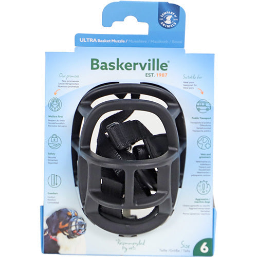 Company of Animals Baskerville Ultra Muzzle Muilkorf/Muilband - Verkrijgbaar in 6 maten